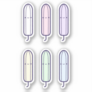 Sticker Cartoon mignon Arc-en-ciel Tampons Définir premièr