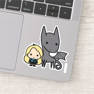 Sticker Cartoon Thestral et Luna Caractère Art