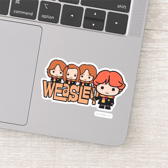 Sticker Cartoon Weasley Siblilings Graphisme (Détail)