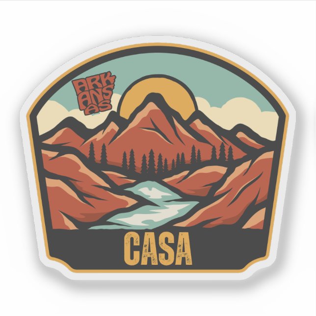 Sticker Casa, Arkansas  (Devant)