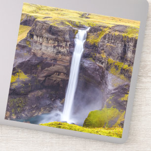 Sticker Cascade de Haifoss, Islande