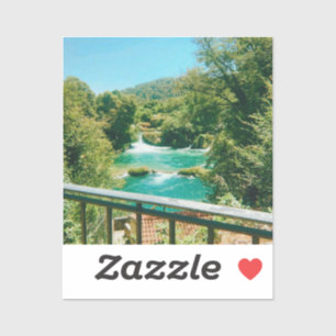 Sticker Cascades de Krka - Parc national de Krka - Croatie