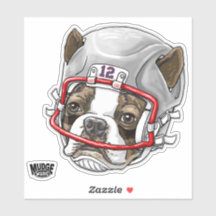 Casque de football Boston Terrier 12