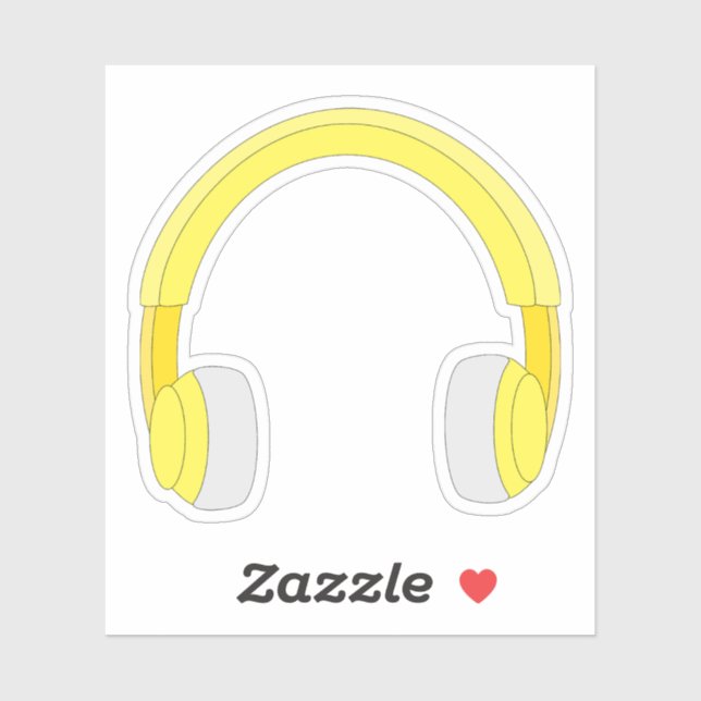 Sticker Casques audio (Feuille)
