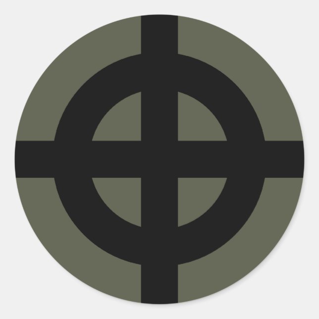 Sticker Casquette d'étendue, Croix celtique, Style (Devant)