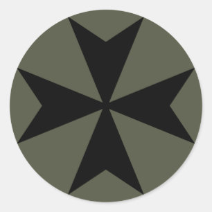 Sticker Casquette d'étendue, Croix maltaise - Styl