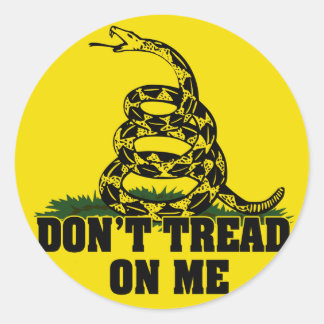 Sticker Casquette d'étendue, Gadsden, Style 2