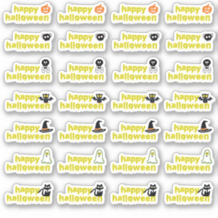 Sticker Casquette Halloween Vampire Bat Spider Web Skull W