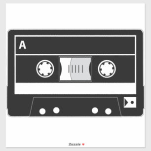 Sticker cassette audio