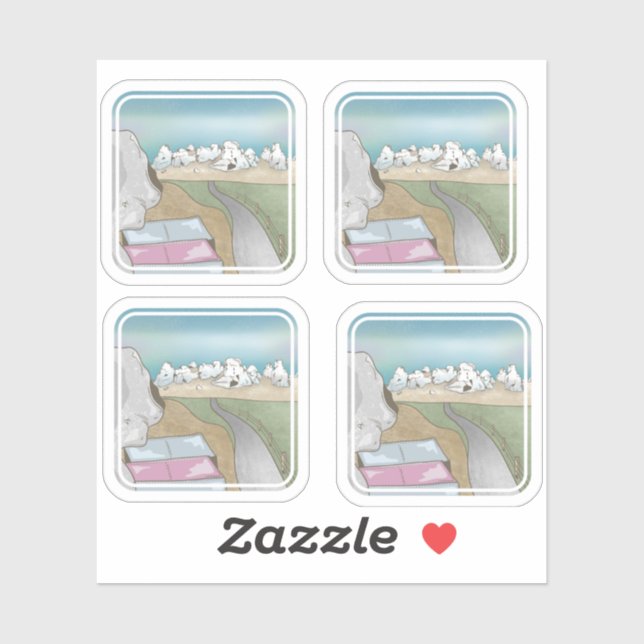 Sticker Castle hill bouldering Nouvelle-Zélande (Feuille)