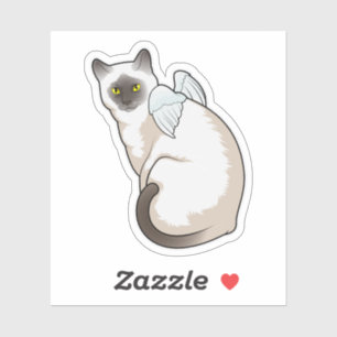 Sticker Cat Angel