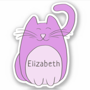 Autocollants Stickers Dessin De Chat Zazzle Fr