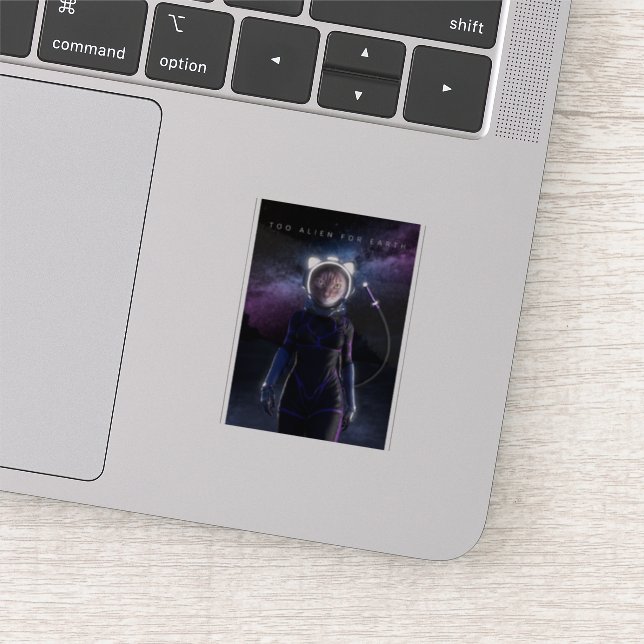 Sticker Cat Miaw - Astronaut pour animaux de compagnie (Détail)