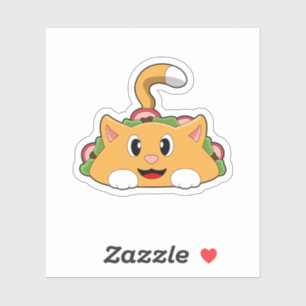 Sticker Cat Taco