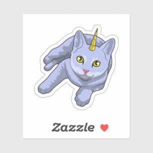 Sticker Cat Unicorn