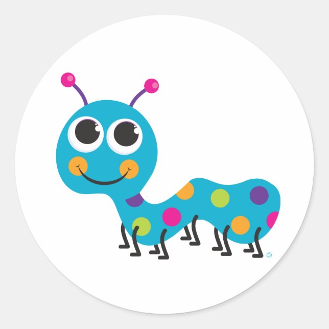 Sticker Caterpillar (Devant)