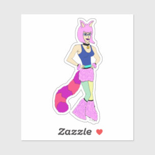 Sticker catgirl