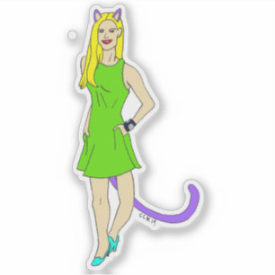 Sticker catgirl