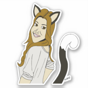 Sticker catgirl