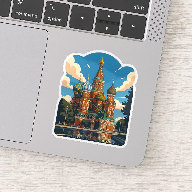Sticker Cathédrale Saint-Basile de Moscou (Détail)