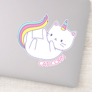 Sticker Caticorn Cute Unicorn Cat