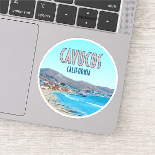 Sticker Cayucos California Central Coast Vintage