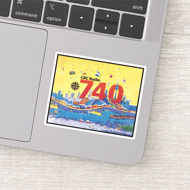 Sticker CBC Radio 740 (Détail)