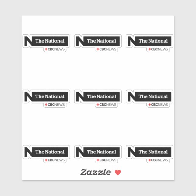 Sticker CBC The National (Feuille)