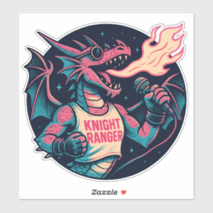 Sticker Ce dragon crache le feu