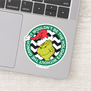 Sticker Ce ne serait pas les vacances sans Grinch