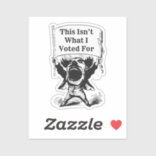 Sticker Ce n'est pas ce pour quoi j'ai voté