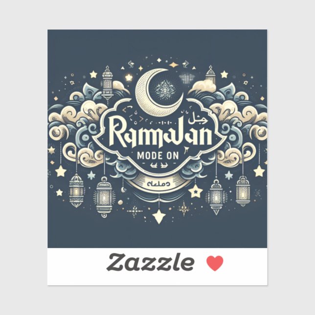 Sticker Célébrer le Ramadan avec le mode RamadanOn (Feuille)
