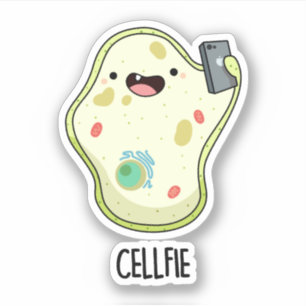Sticker Cellfie Funny Biologie Selfie Pun