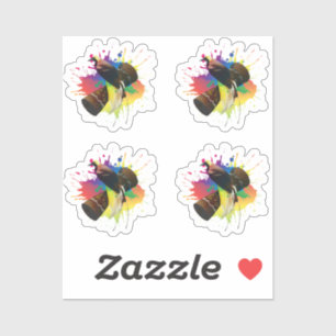 Sticker Cendrawasih L'Oiseau Du Paradis Coloré