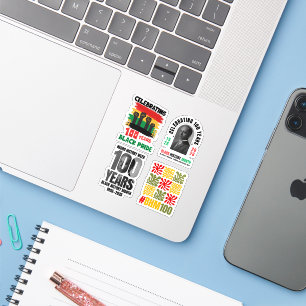 Sticker Centenaire 100 ans Mois de l'histoire des Noirs