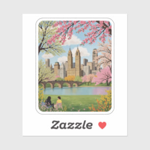 Sticker Central Park New York City