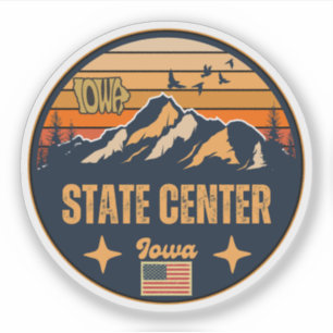 Sticker Centre d'État, Iowa