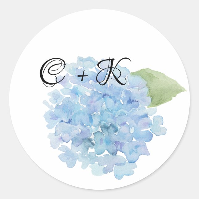 Sticker Cercle Hydrangea (Devant)
