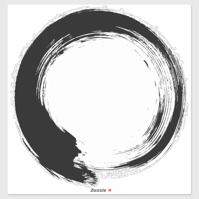 Sticker Cercle Zen Enso (Feuille)