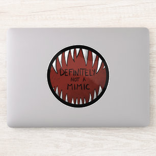Sticker Certainement PAS un Mimic D&D Gaming Cadeaux