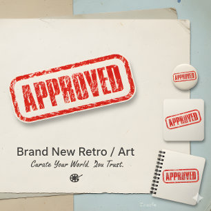 Sticker Certifié par succès - Timbre officiellement approu