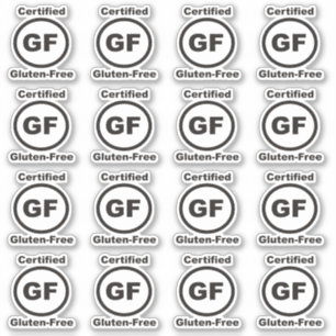 Sticker Certifié sans gluten