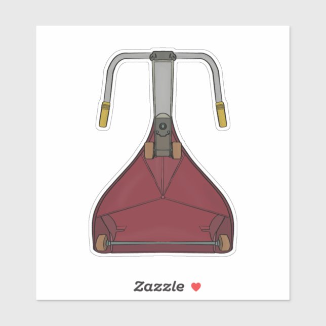 Sticker C'est comme ça que je conduisais dans les années 7 (Feuille)