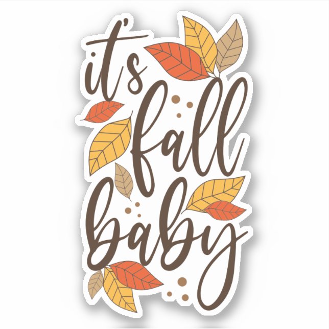 Sticker C'est Fall Baby (Devant)