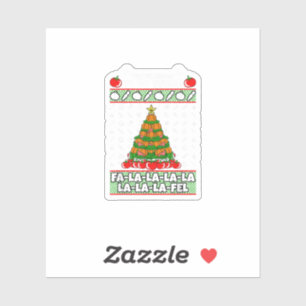 Sticker C'est La Saison De Noël Végétalienne Pyjama X-Mas 