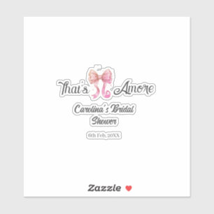 Sticker c'est l'amour enterrement de vie de jeune fille ro