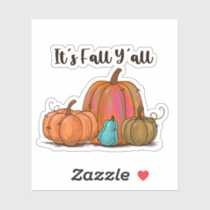 Sticker C'est le Citrouille de l'automne Y'all