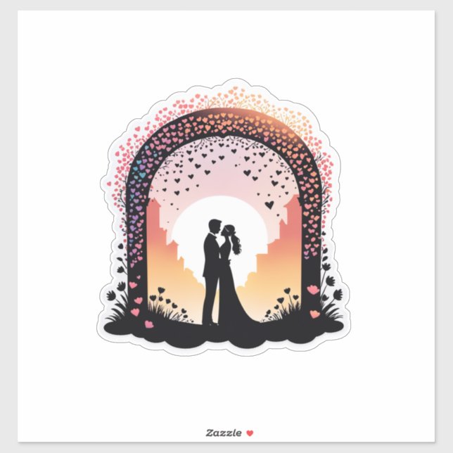 Sticker "C'est le jour!" (Jour de mariage / Répétition) (Feuille)