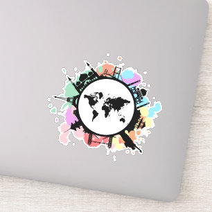 Sticker C'est le temps de déplacement