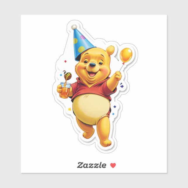 Sticker C'est l'heure de la fête de Porcinet ! (Feuille)